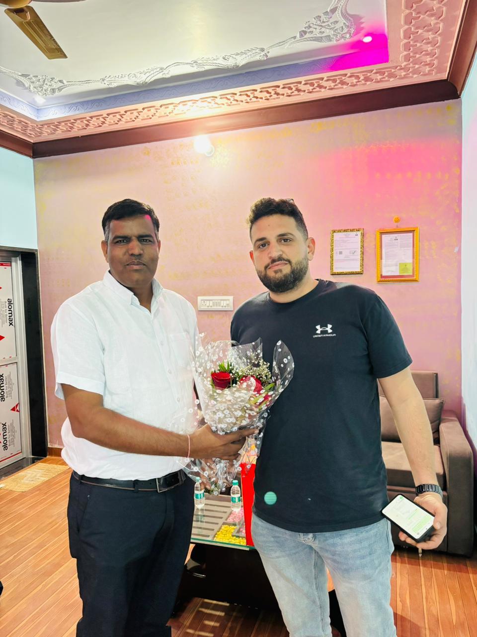 Aansh Placement Service international client visit