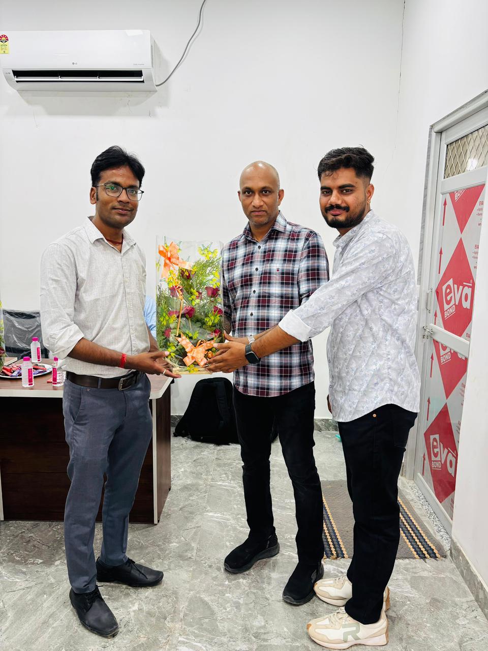 Aansh Placement Service office guest meet
